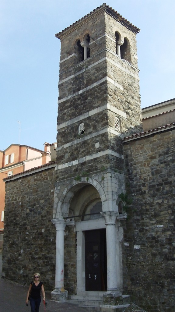 The basilica of St. Silvestro in Trieste.